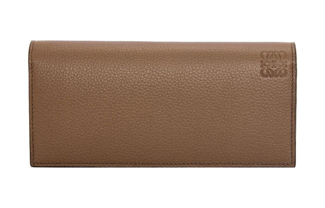 Loewe Loewe Soft Grain Calfskin Wallet Men's Winter Brown