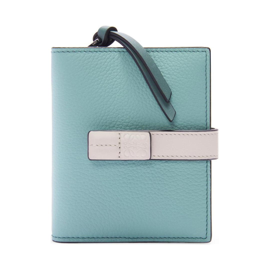 Loewe Loewe Soft Grain Calfskin Wallet Women's Water With Light Ghost