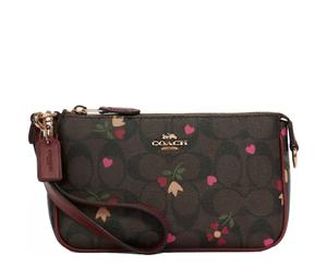 Buy Coach Nolita Leather Shoulder Bag Mahjong Clutch Small Size Women's Brown/Burgundy Multicolor at Sasom – Authentic and Ready to Ship