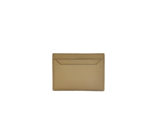 Loewe Loewe Anagram Plain Card Holder In Pebble Grain Calfskin Artichoke Green - view 3