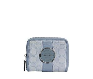 Buy Coach Lonnie Fabric With Leather Wallet Mini Women's Marble Blue at Sasom – Authentic and Ready to Ship