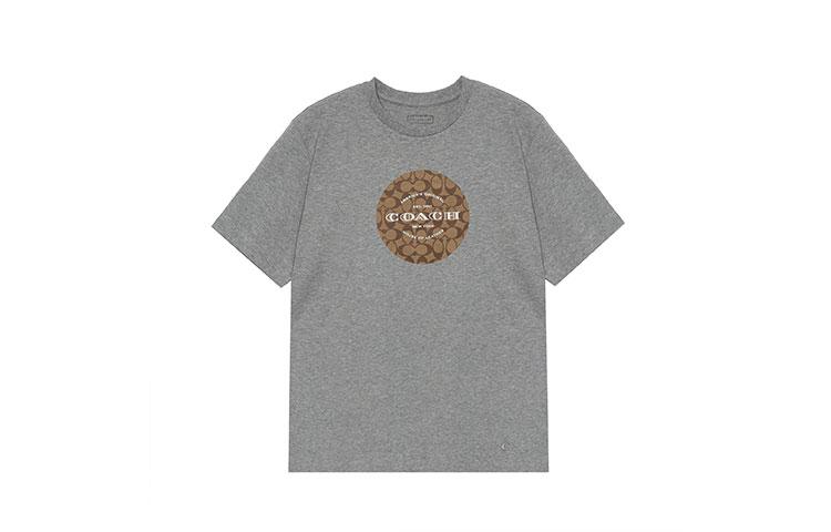 Coach Coach T Shirts Men Gray
