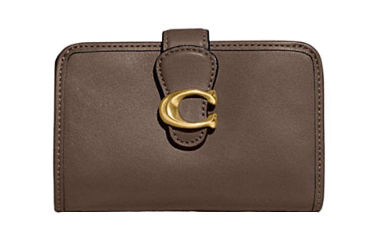 Coach Coach Tabby Smooth Leather Wallet Women's Black