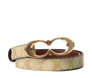 Buy Coach Leather Belts Women's Camel Width: 2.5cm at Sasom – Authentic and Ready to Ship