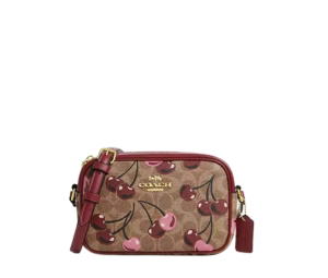 Buy Coach Mini Jamie Camera Bag In Signature Canvas And Leather Cherry Print at Sasom – Authentic and Ready to Ship