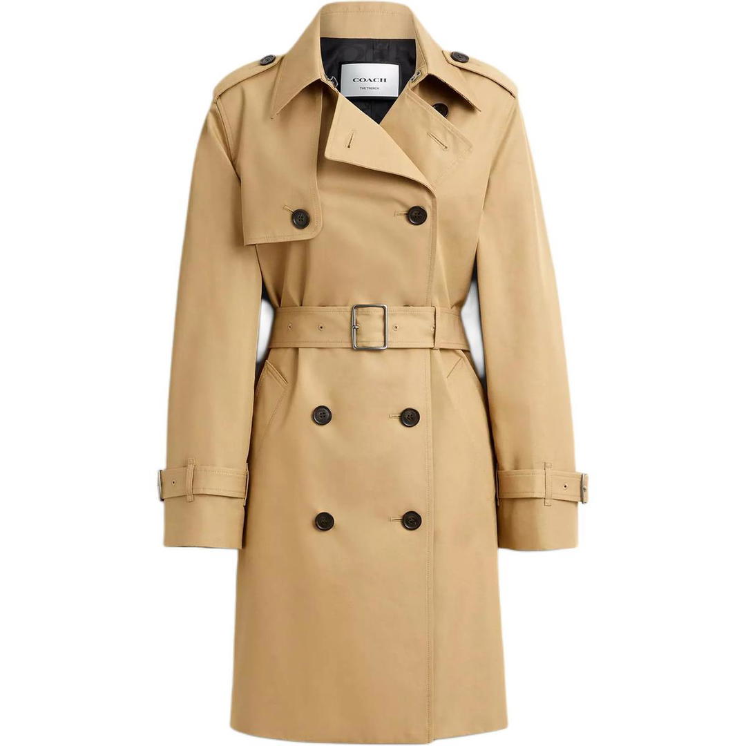 Coach Coach SS25 Trench Coat Women's Khaki