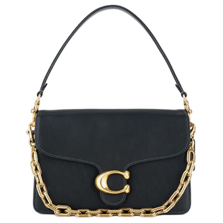 Coach Coach Tabby 26 Calfskin Leather Shoulder Bag Women's Black
