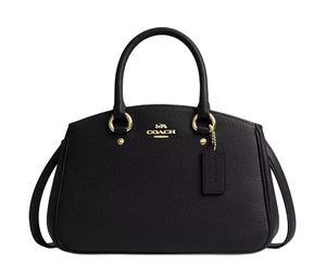 Buy Coach Litchi Grain Leather One Shoulder Handbag Small Size Women's Black at Sasom – Authentic and Ready to Ship