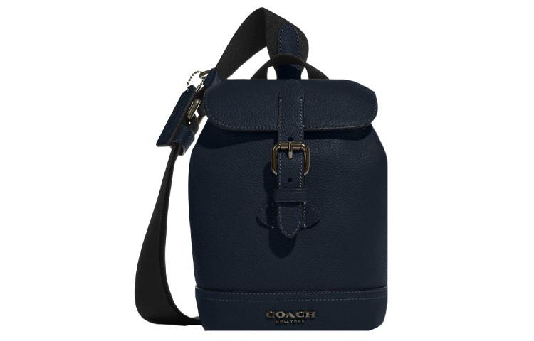 Coach Coach Hudson Natural Pebbled Leather Crossbody Bag, Shoulder Bag Men's