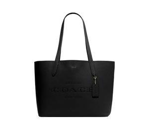 Buy Coach Tote Pebbled Leather Tote Bag Shopping Bag Handbag Shoulder Bag Women's Black at Sasom – Authentic and Ready to Ship