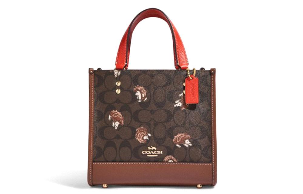 Coach Coach Cow Leather Tote Bag Shopping Bag Shoulder Bag Crossbody Bag Handbag Regular Women's Monogram Brown