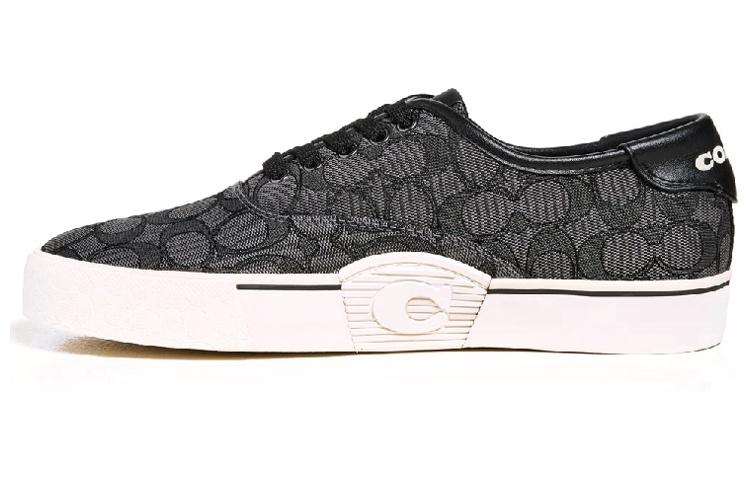 Coach Coach Low Top Stylish Skateboarding Shoes Men's Black