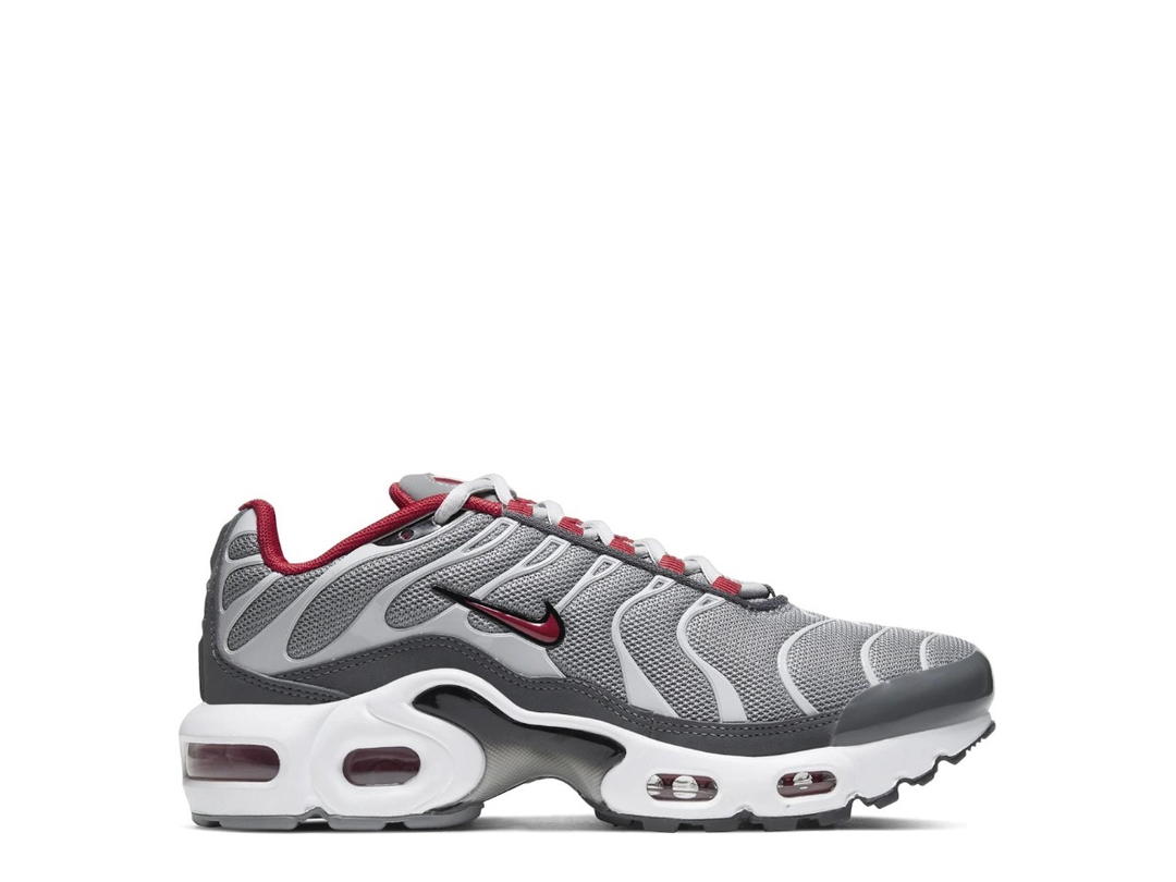 Nike Nike Air Max Plus Particle Grey Iron Grey Grey Fog University Red (GS)