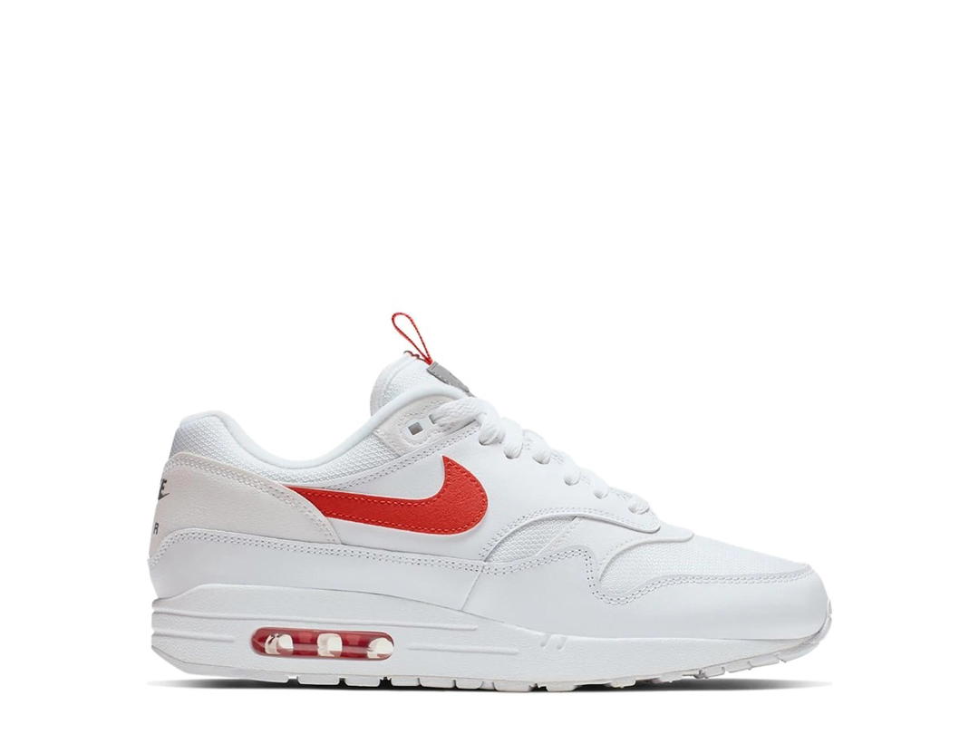 Nike Nike Air Max 1 Tongue Tab White Team Orange