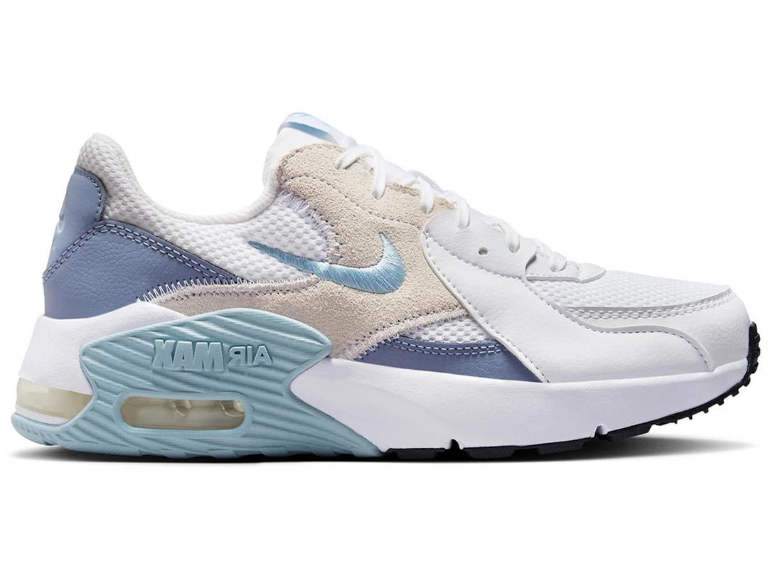 Nike Nike Air Max Excee White Ashen Slate Black Light Armory Blue (Women's)