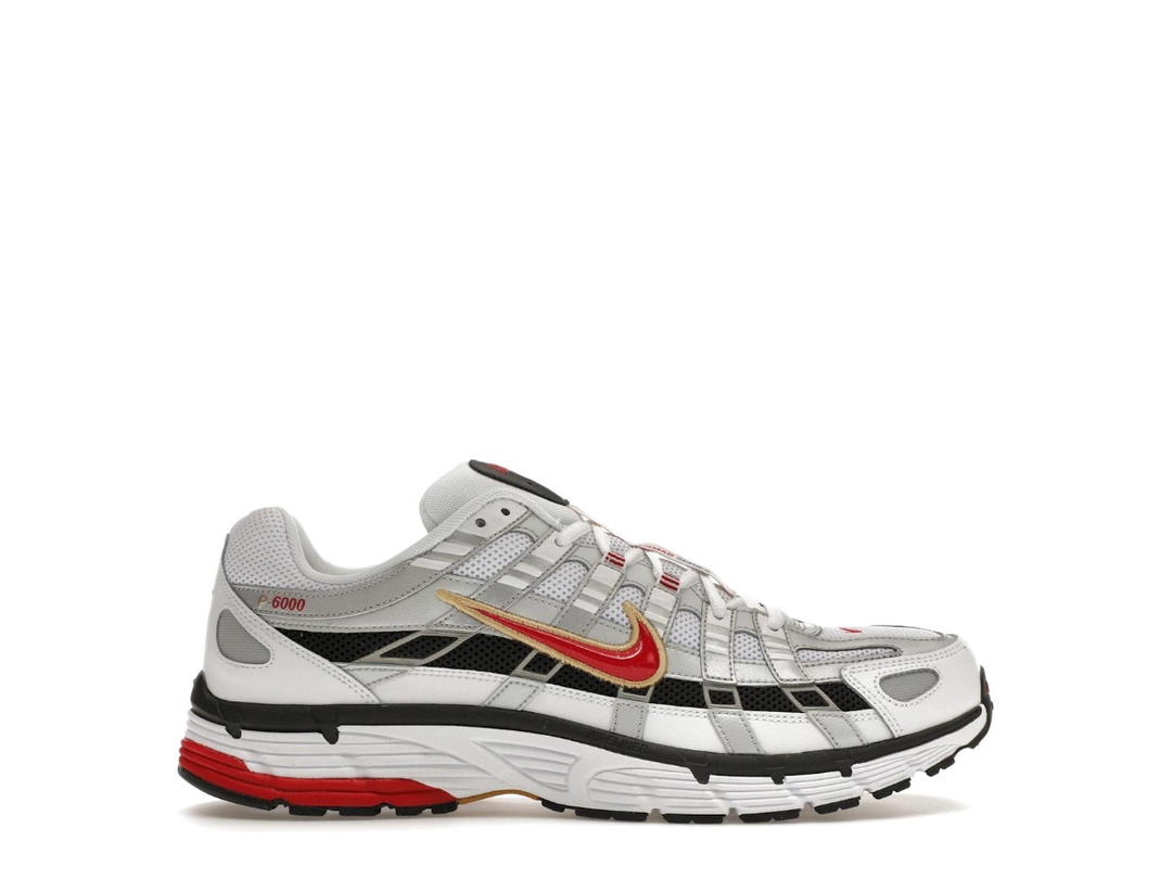 Nike Nike P-6000 Platinum Varsity Red