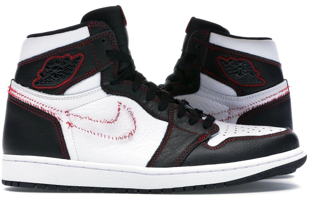 Jordan Jordan 1 Retro High Defiant White Black Gym Red