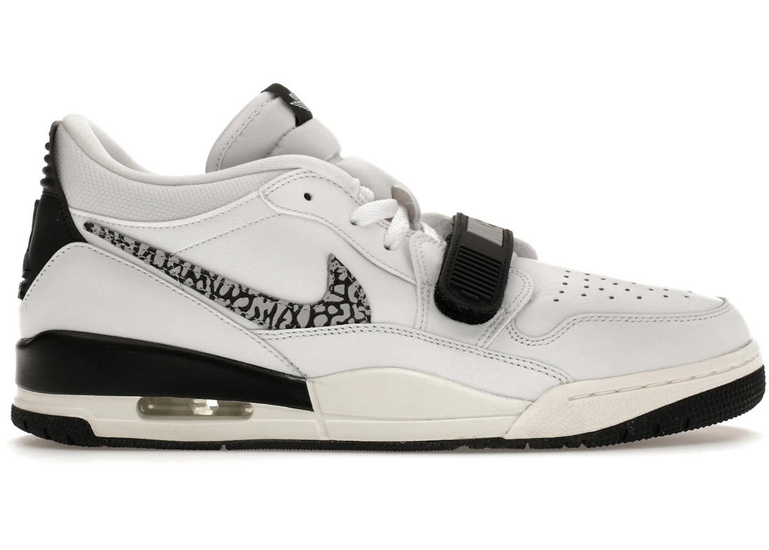 Jordan Jordan Legacy 312 Low White Black Elephant Swoosh