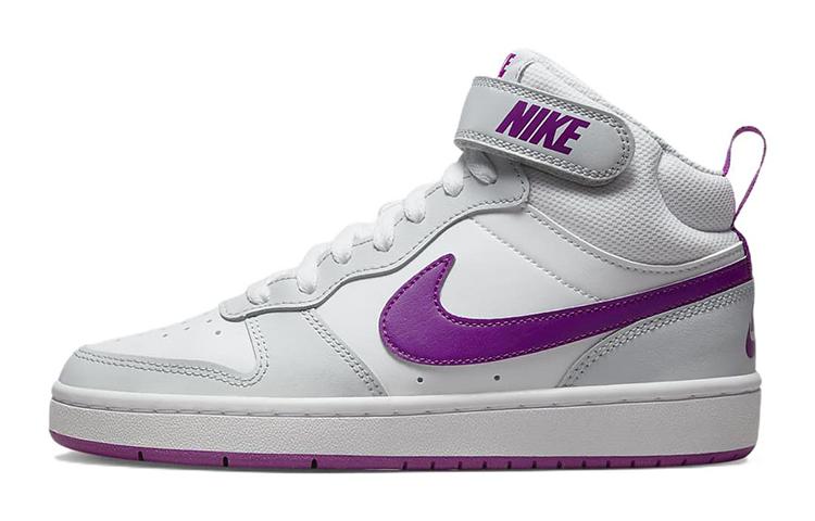 Nike Nike Court Borough Mid 2 GS 'Pure Platinum Vivid Purple'