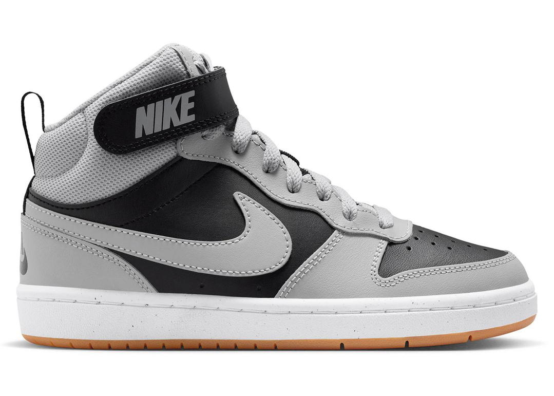 Nike Nike Court Borough Mid 2 Black Light Smoke Grey Gum (GS)