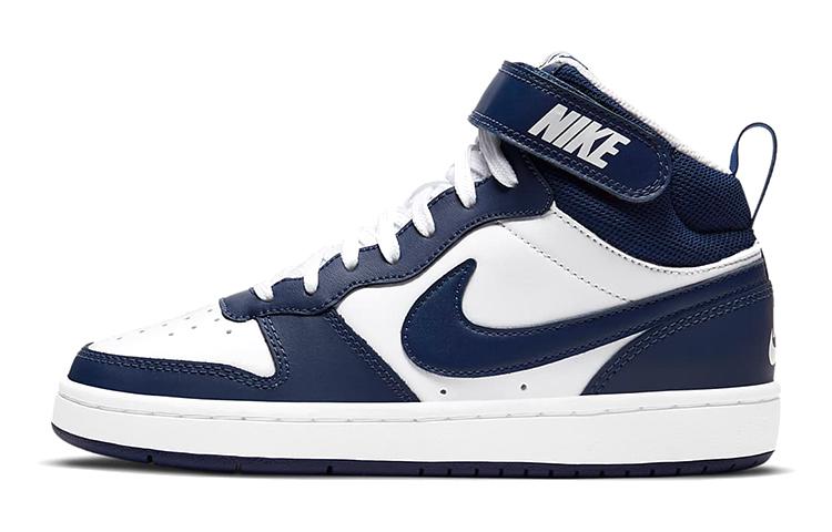 Nike Nike Court Borough Mid 2 White Blue Void GS