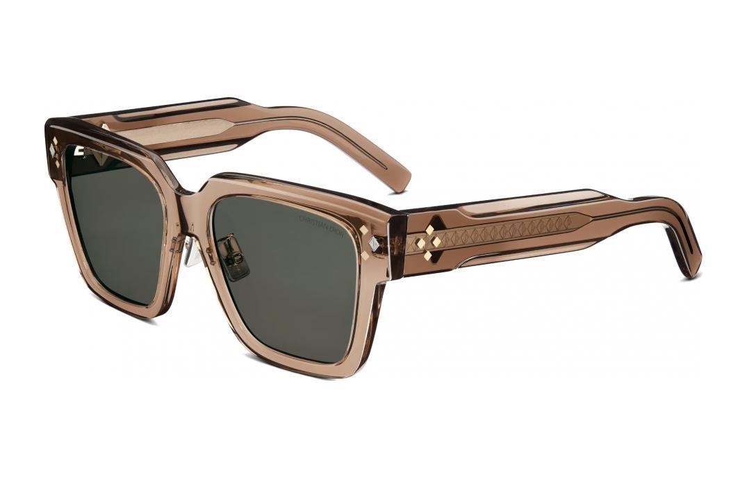 Dior Dior Square Sunglasses Men's Brown