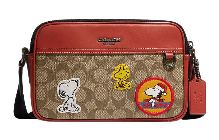 Coach Peanuts X Snoopy X Coach Graham Shoulder Bags