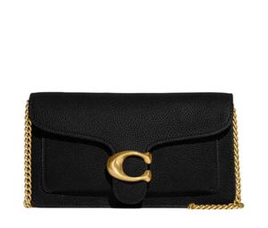 Buy Coach Chain Cow Leather One Shoulder Crossbody Clutches Small Size Women's Black at Sasom – Authentic and Ready to Ship