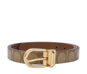 Buy Coach Pin Buckle Cow Leather Belts Women's Gold/Brown Width 2.5cm at Sasom – Authentic and Ready to Ship