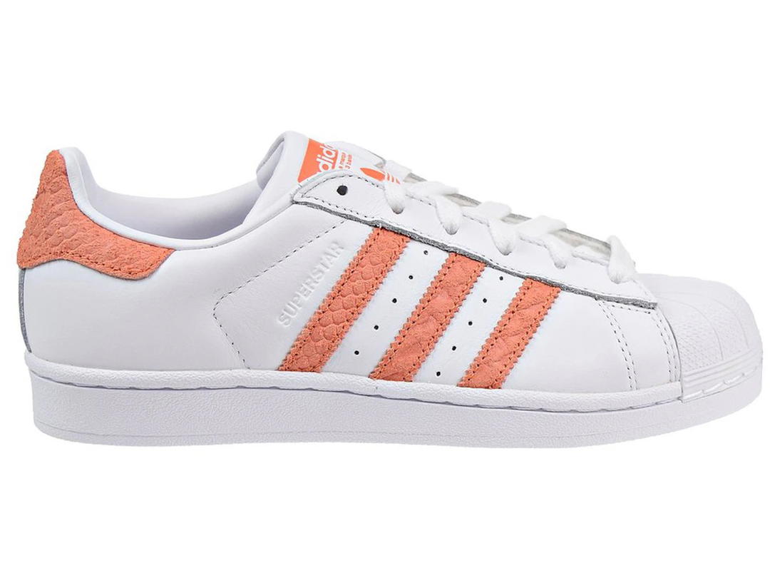 adidas adidas Superstar Footwear White Chalk Coral (Women's)