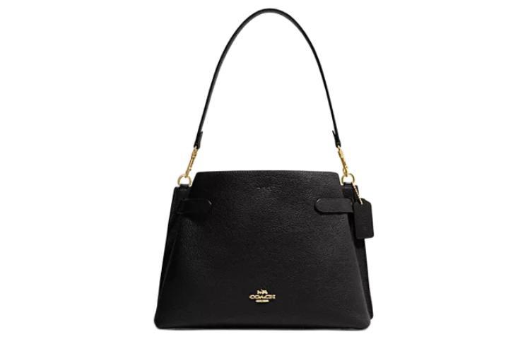 Coach Coach Hanna Leather Portable Crossbody Bag Shoulder Bag Women's Black