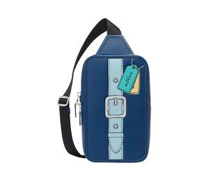 Buy Coach Sullivan Cow Leather With Textile One Shoulder Crossbody Sling Bags Men's Blue at Sasom – Authentic and Ready to Ship