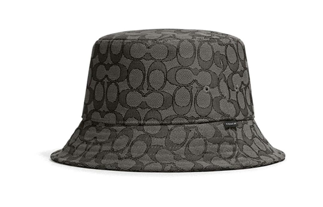 Coach Coach Cotton Bucket Hats Women's Gray