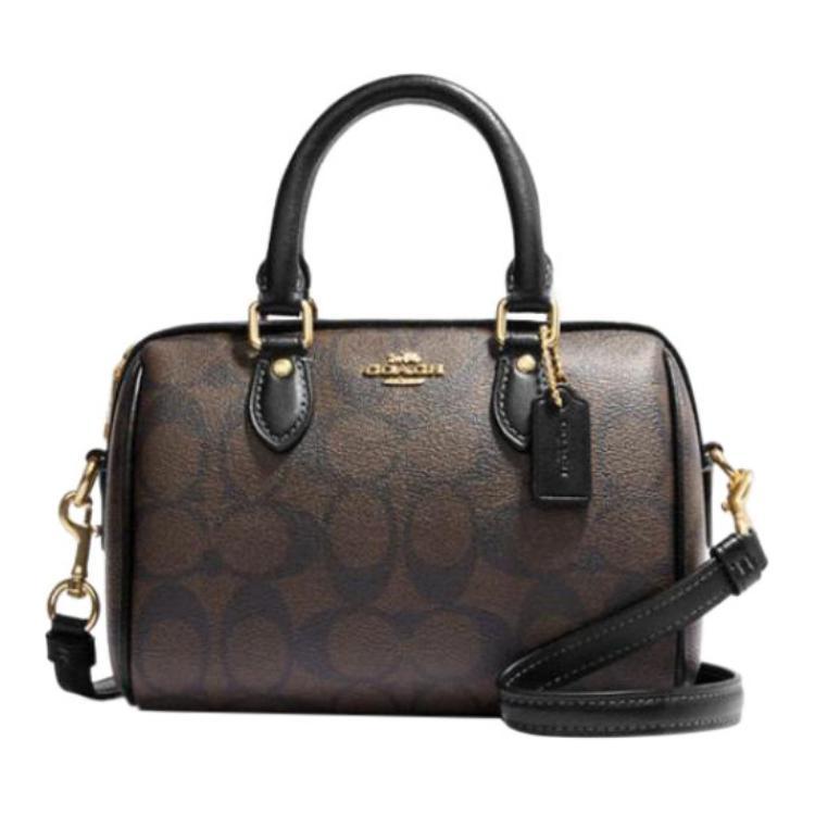 Coach Coach Mini Rowan Crossbody In Signature Canvas