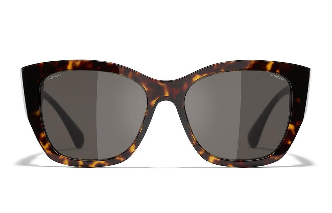 Chanel Chanel Sunglasses Women's Black/Brown