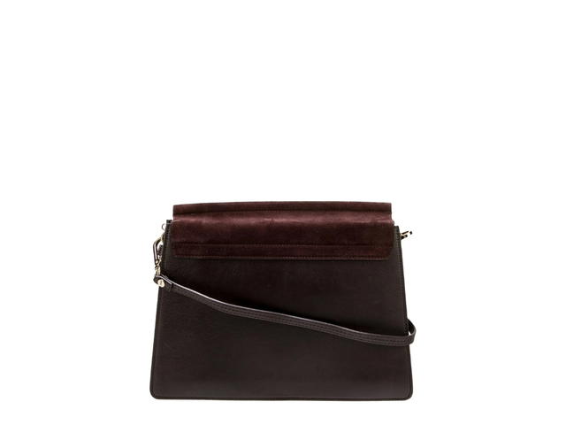 Chloé Chloé Faye Leather Shoulder Bag In Brown Leather With Gold-Tone Hardware Brown - view 2