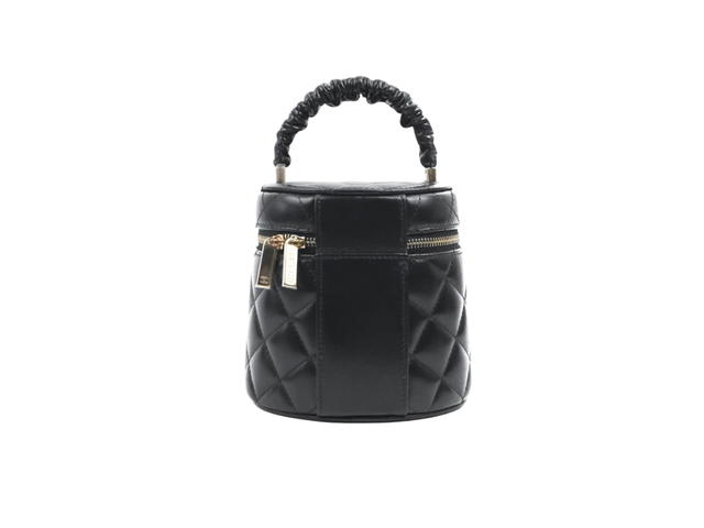 Chanel Chanel Vanity Case Small 22S In Shiny Lambskin With Gold Hardware Black - view 2