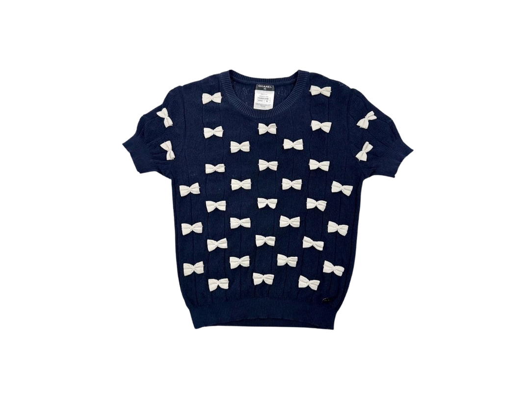 Chanel Chanel Ribbon Knit Navy