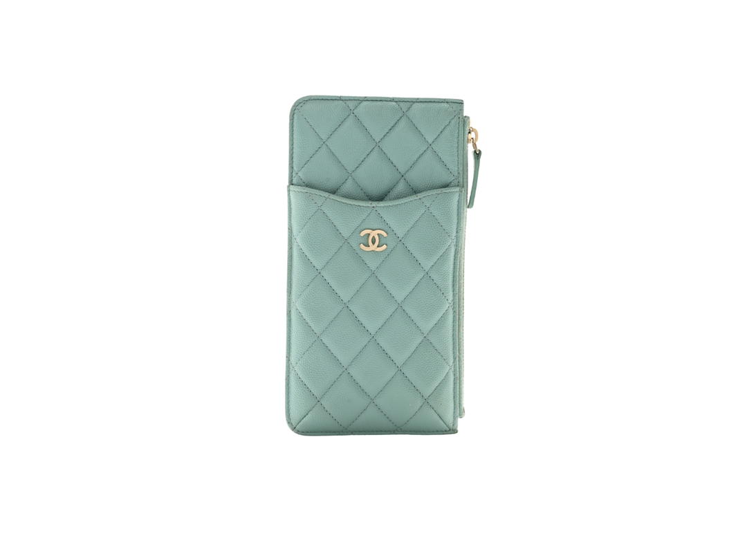Chanel Chanel Classic Phone Case Blue
