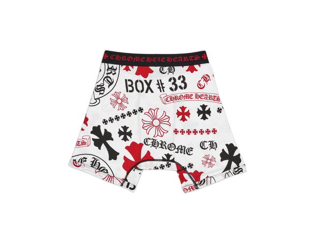 Chrome Hearts Chrome Hearts Boxer Brief Classic Rib Black And Red - view 2