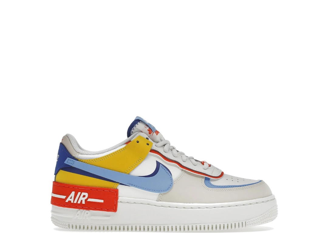 Nike Nike Air Force 1 Low Shadow Sail Game Royal Rush Orange University Blue (Women's)