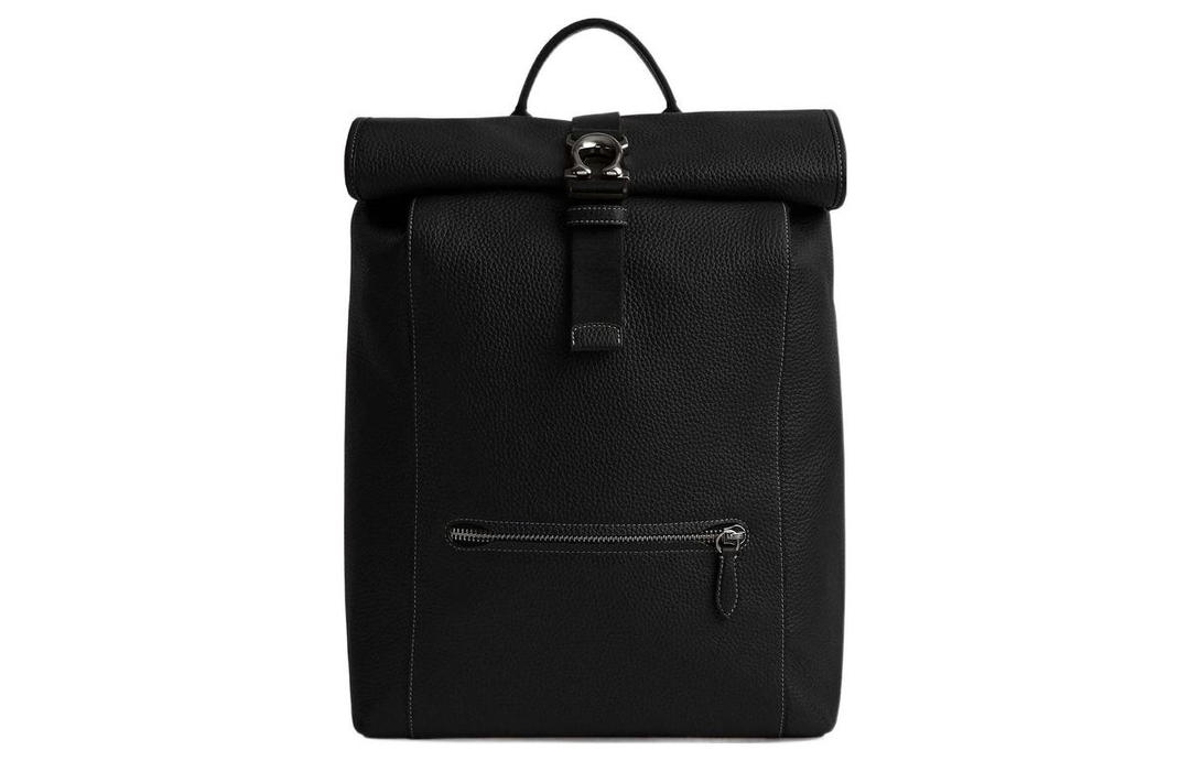 Coach Coach Backpack Leather Backpack Men's Black