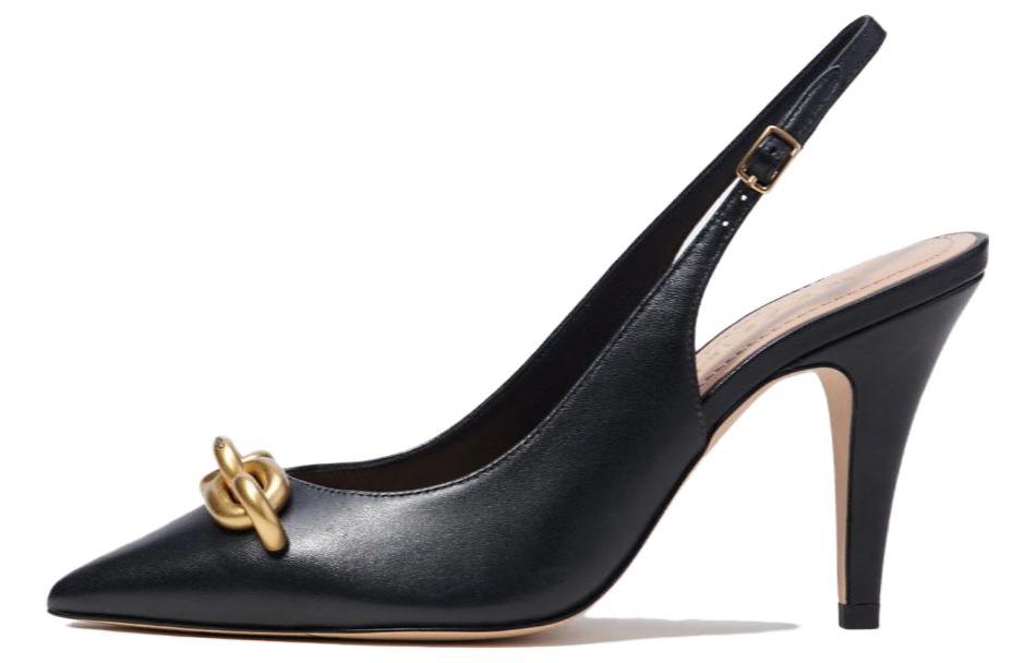Coach Coach Sadie Cone Heel High Heels 9cm Women's Black