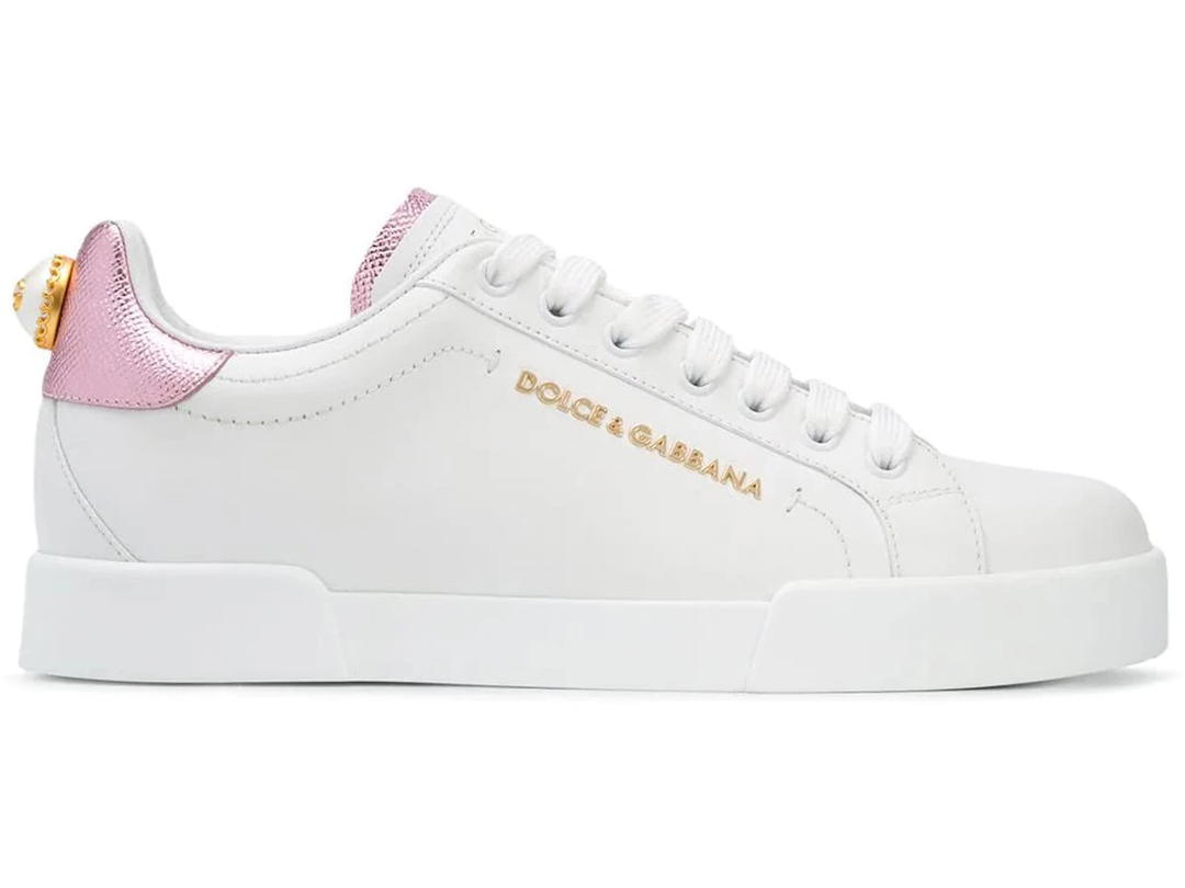 Dolce & Gabbana Dolce & Gabbana Portofino White Metallic Pink Pearl (Women's)