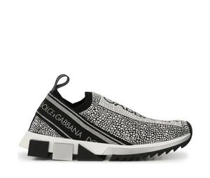 Buy Dolce & Gabbana Sorrento Slip On Grey Crystal (Women's) at Sasom – Authentic and Ready to Ship