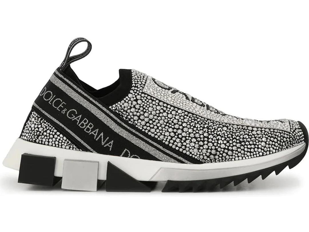 Dolce & Gabbana Dolce & Gabbana Sorrento Slip On Grey Crystal (Women's)