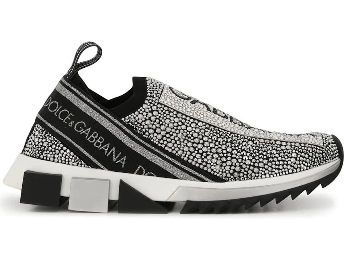 Dolce & Gabbana Dolce & Gabbana Sorrento Slip On Grey Crystal (Women's)