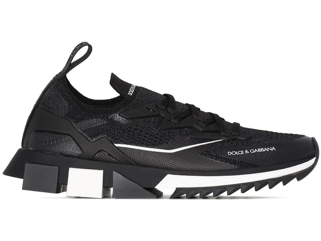 Dolce & Gabbana Dolce & Gabbana Sorrento Lace Up Black White (Women's)