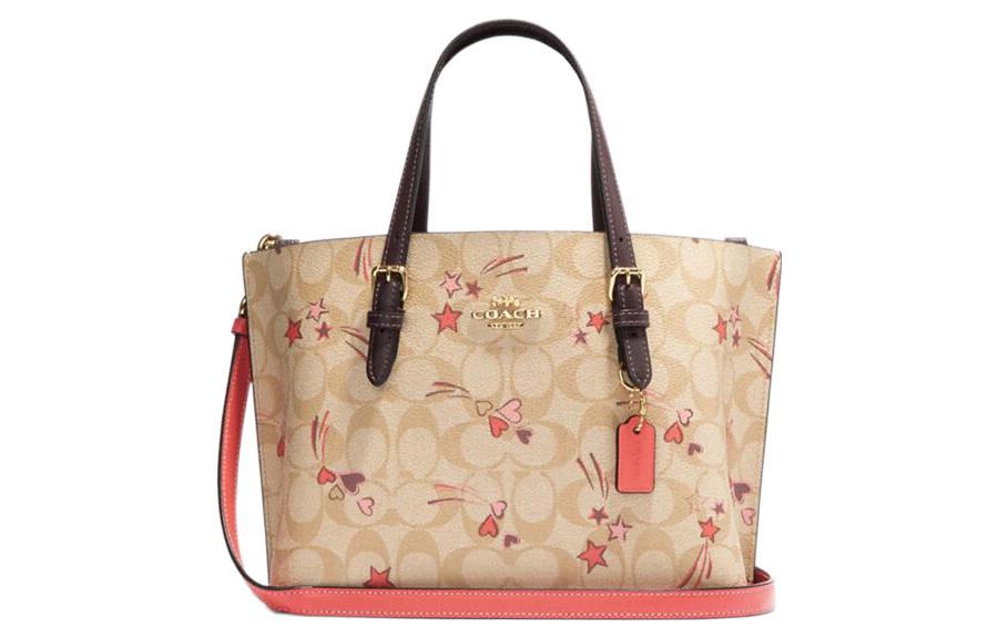 Coach Coach Mollie PVC Tote Bag Shopping Bag Handbag Shoulder Bag Regular Women's Umber