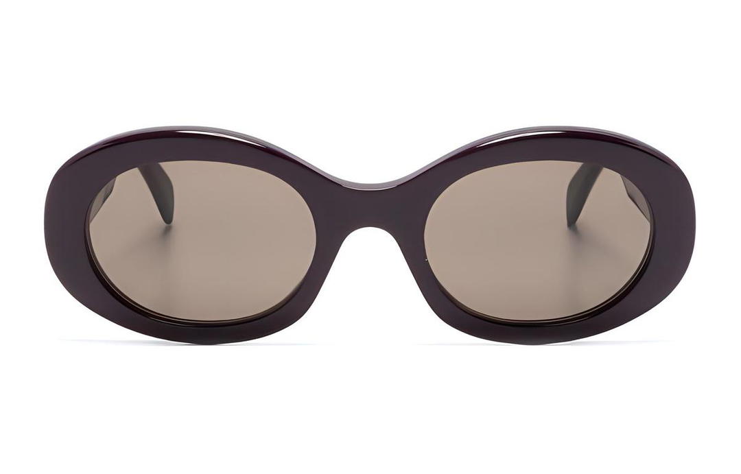 Celine Celine Oval Sunglasses Women's Umber